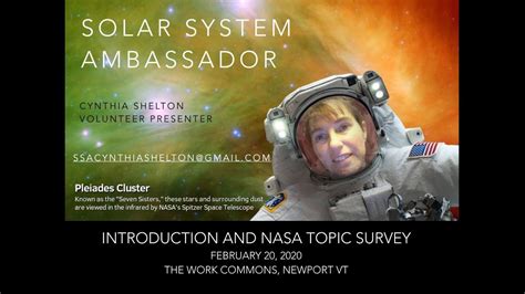 Solar System Ambassador | Introduction and NASA Topic Survey | Newport ...