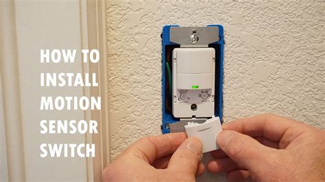 How To Install a Motion Sensor Light Switch - YouTube