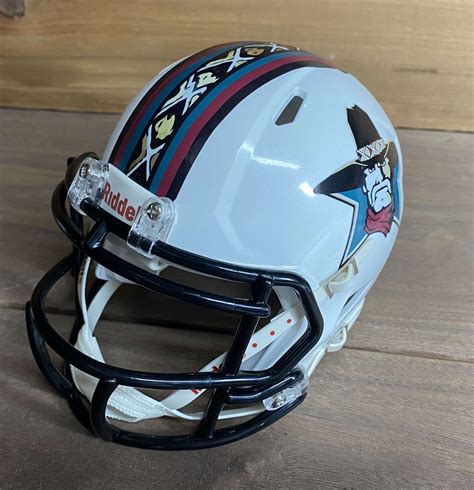 San Antonio Texans CFL Riddell Speed Mini Football Helmet - 417 Helmets