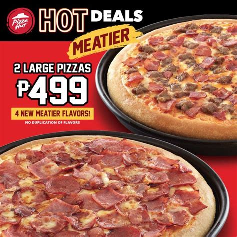 Pizza Hut’s Meatier Hot Deals – 2 Large Pizzas for Only Php499 - PROUD KURIPOT