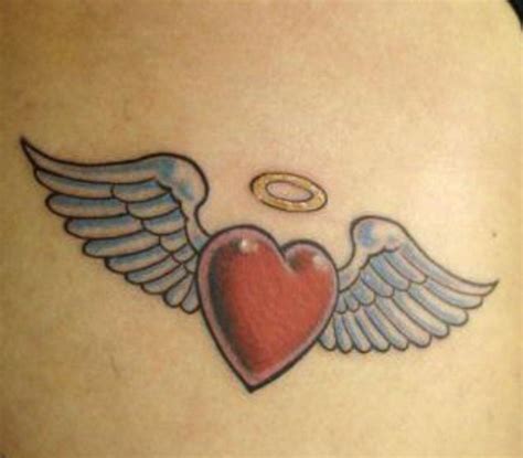 Angel wings heart tattoo | Angel wings heart tattoo, Heart with wings tattoo, Wings tattoo