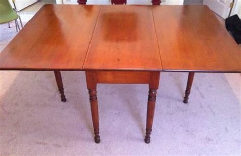 Antique Cherry Drop Leaf Table - Beautiful Solid Wood Harvest Table for Sale in Rifton, New York ...