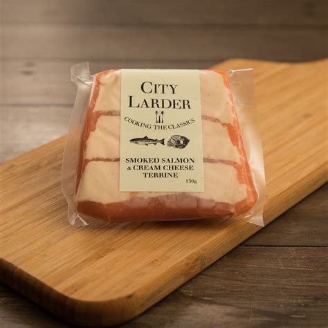 Terrine, Smoked Salmon & Cream Cheese, 130g – City Larder