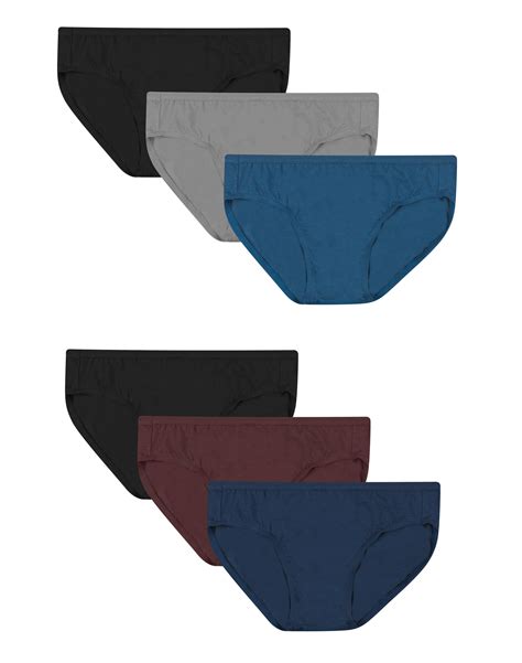 HANES 6-PACK MEN'S Brief Underwear Comfort Soft Flex Fit Bikini ...