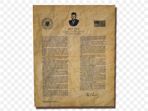 John F. Kennedy 1961 Presidential Inauguration Paper, PNG, 519x616px, Paper, Artifact, History ...