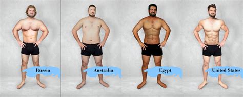 Here's What The 'Ideal' Male Body Looks Like In 19 Countries ...