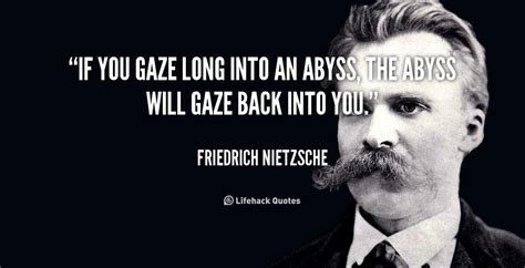 The Abyss Quotes Friedrich. QuotesGram