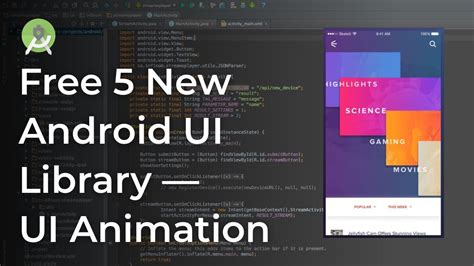 Free 5 New Android Library UI Animation Android Development Tutorial - YouTube