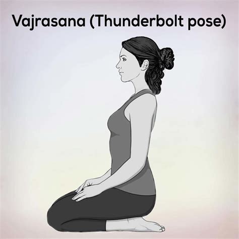 Vajrasana Thunderbolt Pose Steps Benefits Precautions - nexoye