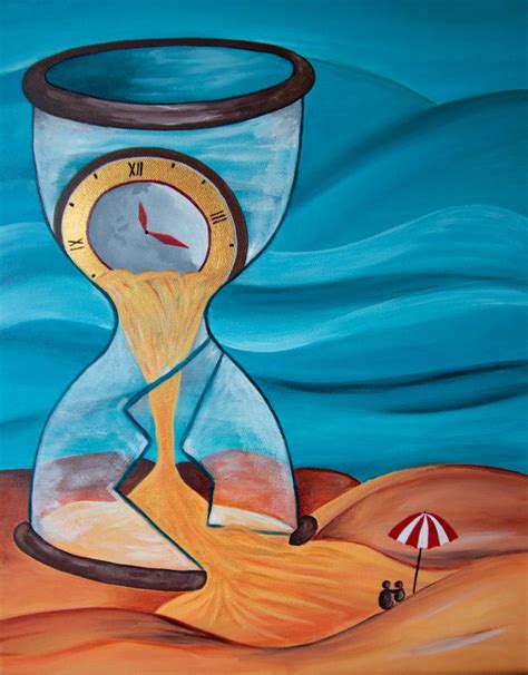 Wasted time never comes back Painting by Iuliana Ojog | Saatchi Art