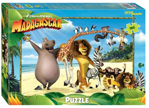 Puzzle Step 160 details: Madagascar 3 (DreamWorks, Multi) - 1001puzzle.com