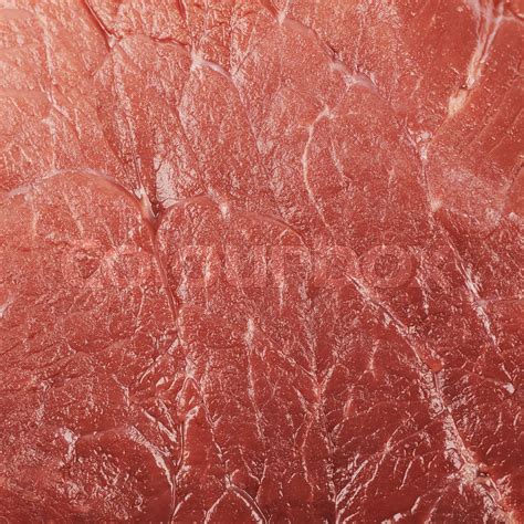 Close-up texture of a raw meat | Stock image | Colourbox