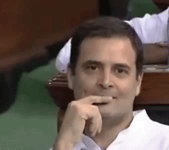 Rahul Gandhi Wink GIF - Popular Controversial Lok - Discover & Share GIFs