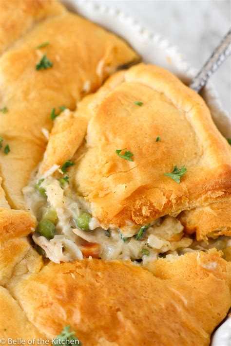 Chicken Pot Pie with Crescent Roll Crust | Recipe | Chicken pot pie recipes, Pot pies recipes ...