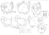 Pokemon Production Art ポケットモンスターアニメ 設定稿・製作用資料・絵コンテ  Sketch sketch template
