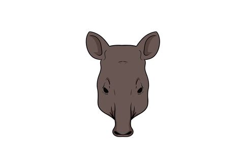 Tapir Illustration Art Graphic by TiveCreate · Creative Fabrica