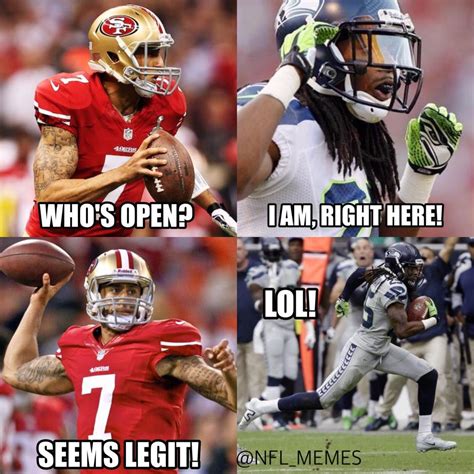 This pretty much sums up tonight's Seahawks-49ers game. | NFL Memes ...