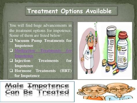 Male Impotence Treatments - Best Available Options!