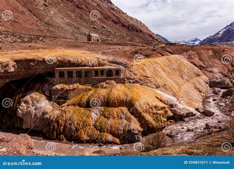 Puente Del Inca and Abandoned Spa Hotel in Mendoza Province, Argentina ...