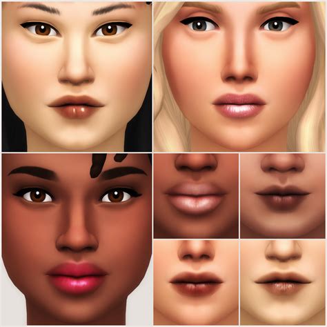 Lipstick Collection 2t4 - The Sims 4 Create a Sim - CurseForge