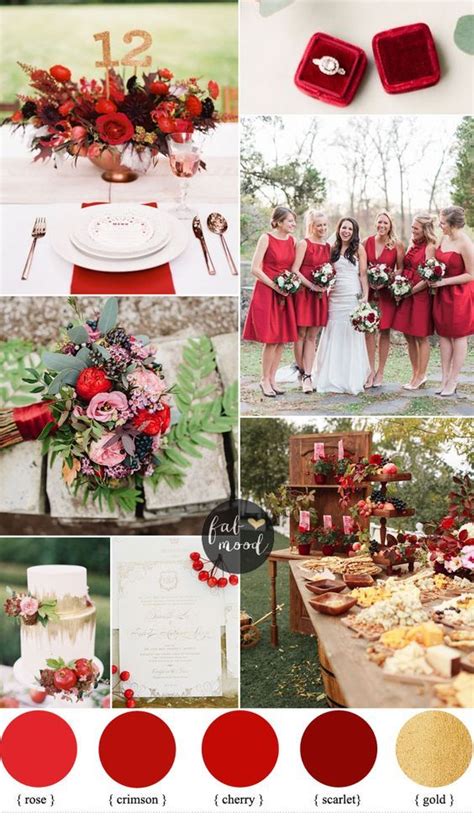 Red wedding theme for classic brides | Red wedding decorations, Red ...