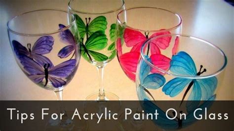 Acrylic Paint On Glass: Tips For Lifetime Artwork | Crafters Diary