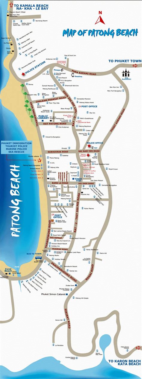 Large Patong Beach Maps for Free Download and Print | High-Resolution ...