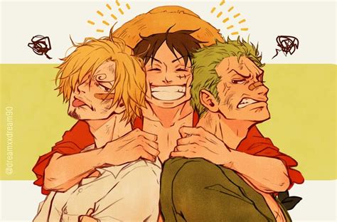 Luffy, Sanji, Zoro | One Piece | One piece manga