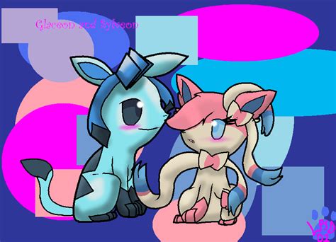 Glaceon and Sylveon by LpsDreamer01 on DeviantArt