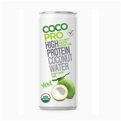 Organic Coconut Water 250ml Can (USDA Organic, EU Organic) | Ekowarehouse