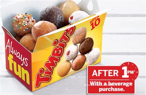 Tim Hortons - 10 Timbits for $1 — Deals from SaveaLoonie!