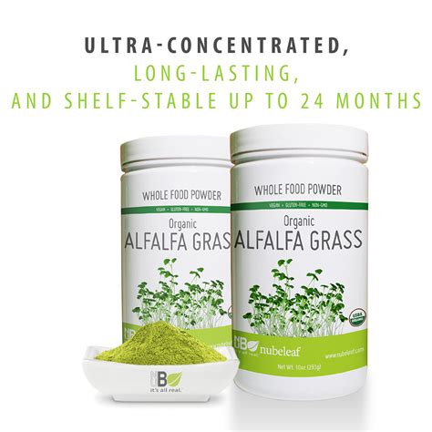 Organic Alfalfa Grass Powder — nubeleaf