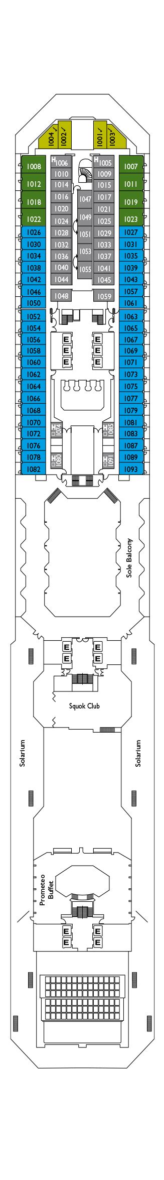 Costa Serena Deck Plans | CruiseInd