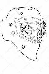 Hockey Mask Coloring Pages sketch template
