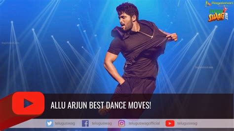 ALLU ARJUN BEST DANCE MOVES! | Telugu Swag