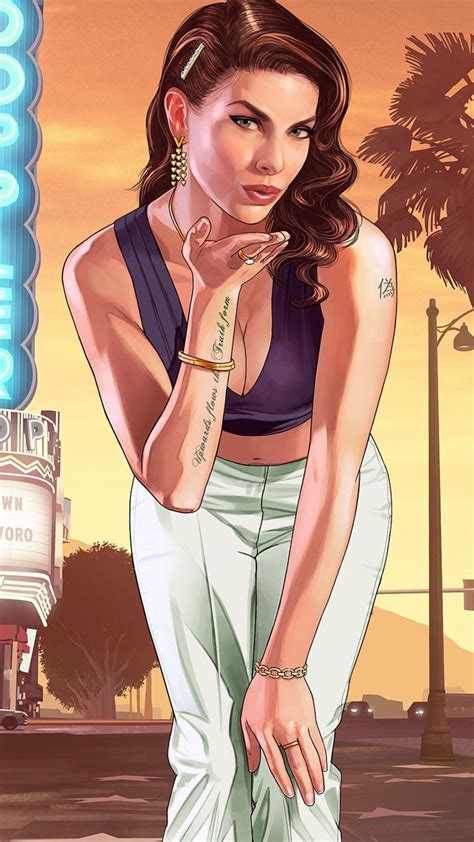 GTA Lady 4K Ultra HD Mobile Wallpaper | Grand theft auto artwork, Grand theft auto, Gta