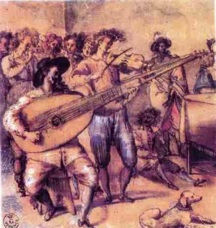 theorbo Confortini | Medieval music, Music painting, Renaissance music