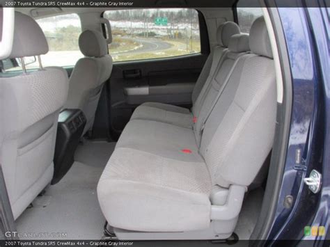 Graphite Gray Interior Rear Seat for the 2007 Toyota Tundra SR5 CrewMax 4x4 #88998005 | GTCarLot.com