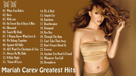 Best Songs of Mariah Carey Mariah Carey Greatest Hits [Full Album ...