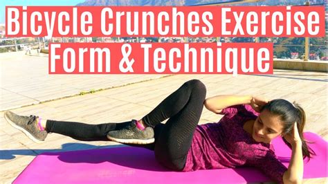 How To Do Bicycle Crunches Properly - Form | Technique | Men | Women | Beginners - YouTube