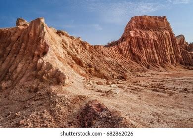 Construction Dirt Pile Large Hill Sandy Stock Photo 682862026 ...