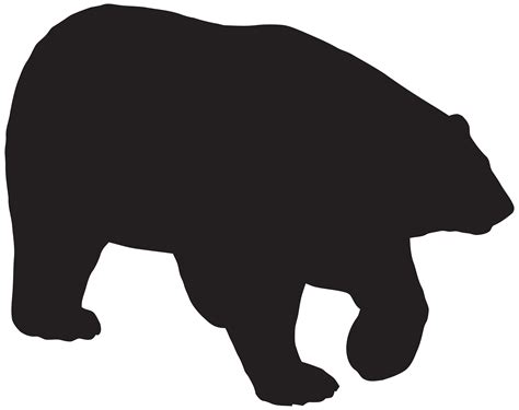polar bear silhouette clipart 10 free Cliparts | Download images on Clipground 2024