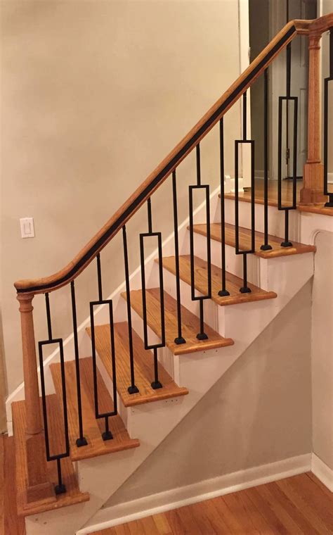 30+ Wrought Iron Modern Stair Railing – DECOOMO