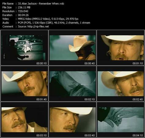 Alan Jackson «Remember When» VOB File