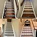 Amazon.com: 10 Stripes Self-Adhesive Stair Decals, 39.37"x7.09" Peel and Stick Vinyl Stair ...