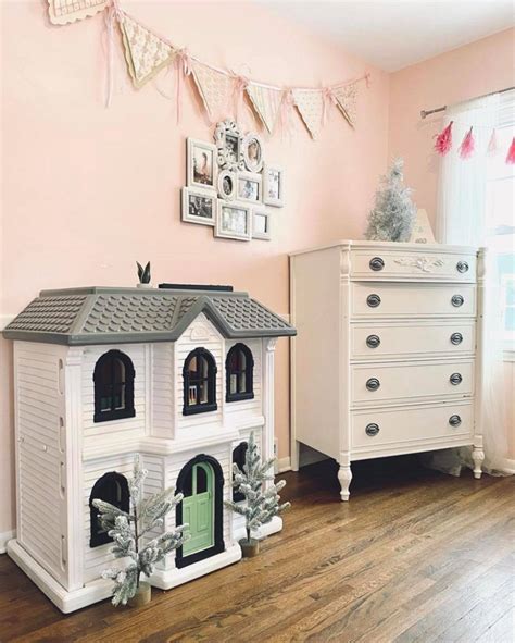 Vintage Barbie House Farmhouse Makeover - The Happy Farmhouse