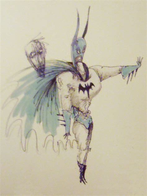 Batman art by Tim Burton | Tim burton art style, Tim burton art, Tim ...