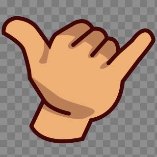 shaka sign(ye) | emojidex - custom emoji service and apps - PNG - Free transparent image