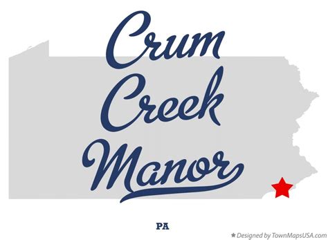 Map of Crum Creek Manor, PA, Pennsylvania