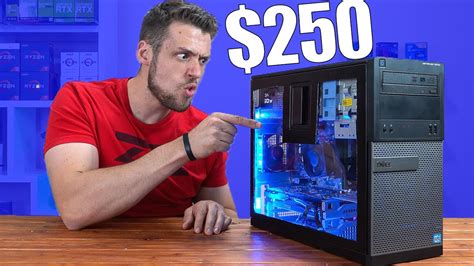 $250 Gaming PC Build Guide With MODDED Dell Optiplex - YouTube